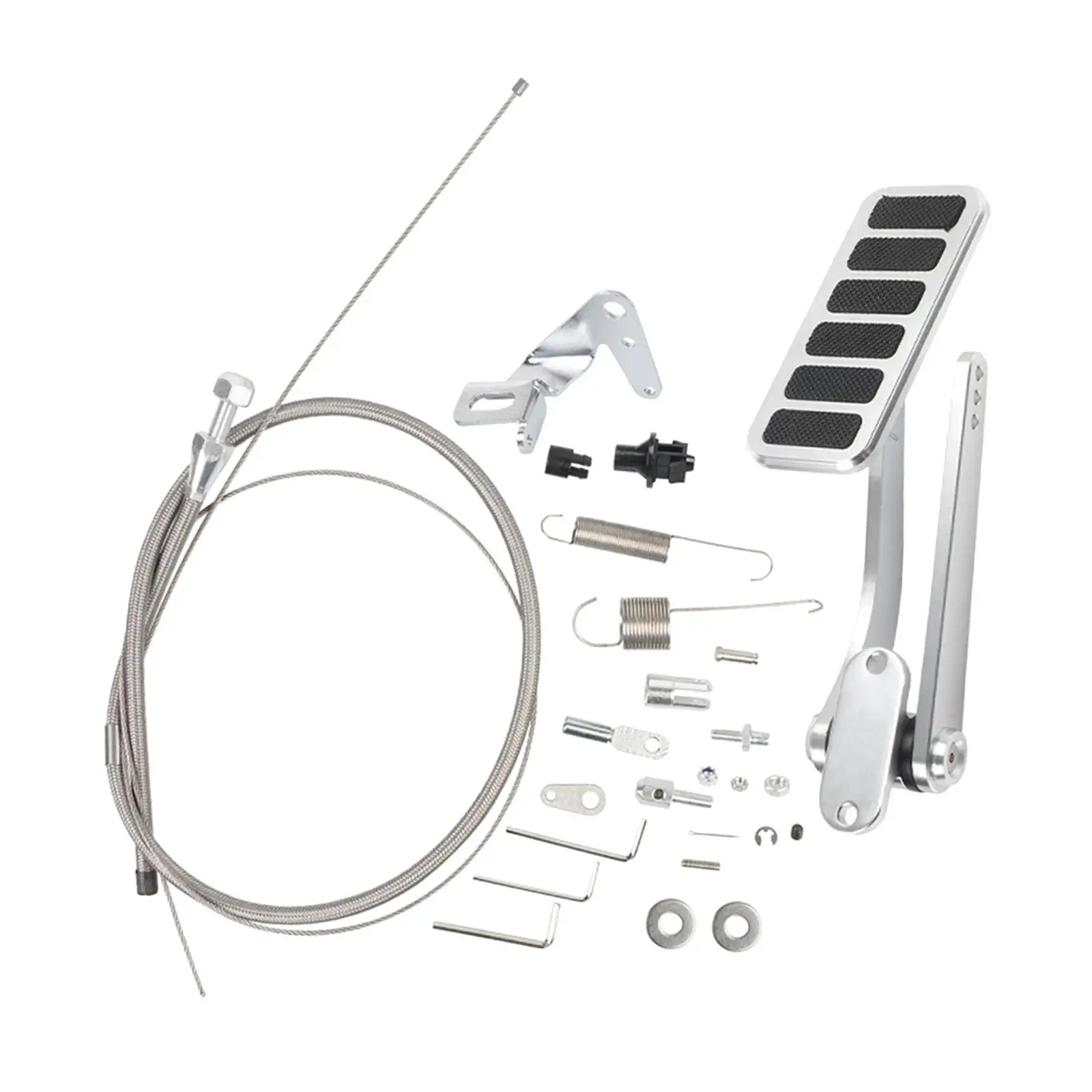 

Алюминиевый кронштейн для крепления педали акселератора к панели приборов, профессиональные комплектующие для модернизации, набор для обслуживания, комплект тросов акселератора
