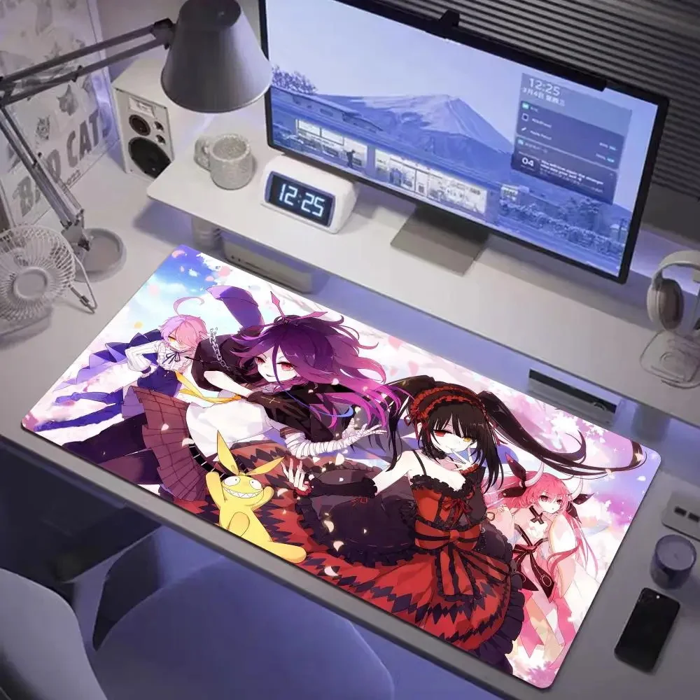 

Date A Live Mouse Pad Xxl Anime Pc Gamer laptop Desk Mat Keyboard Carpet Computer Gaming Accessories Anti-slip Expansion pad