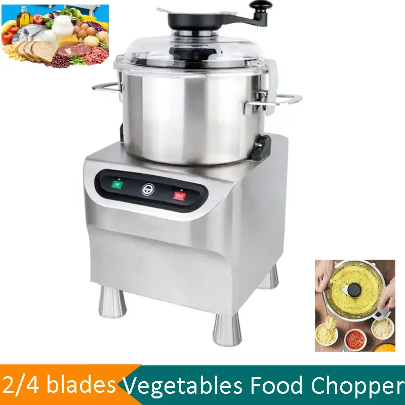 5L Large Capacity Vegetable Cutting Meat Grinder Fruit Nut Pulverizer Desktop Vegetable Slicer Household Commercial Chopper