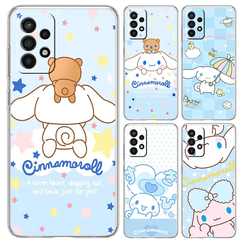 Case for Samsung Galaxy A33 A53 A52 A41 A31 A32 A71 A22 A13 A11 A72 A73 A51 A21s A12 A23 Cover cute Sanrios Cinnamoroll