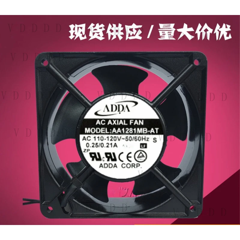 

LL for 1PCS ADDA AA1281MB-AT AC110V-120V 0.25A 12cm 12038 Aluminium Frame AC Fan
