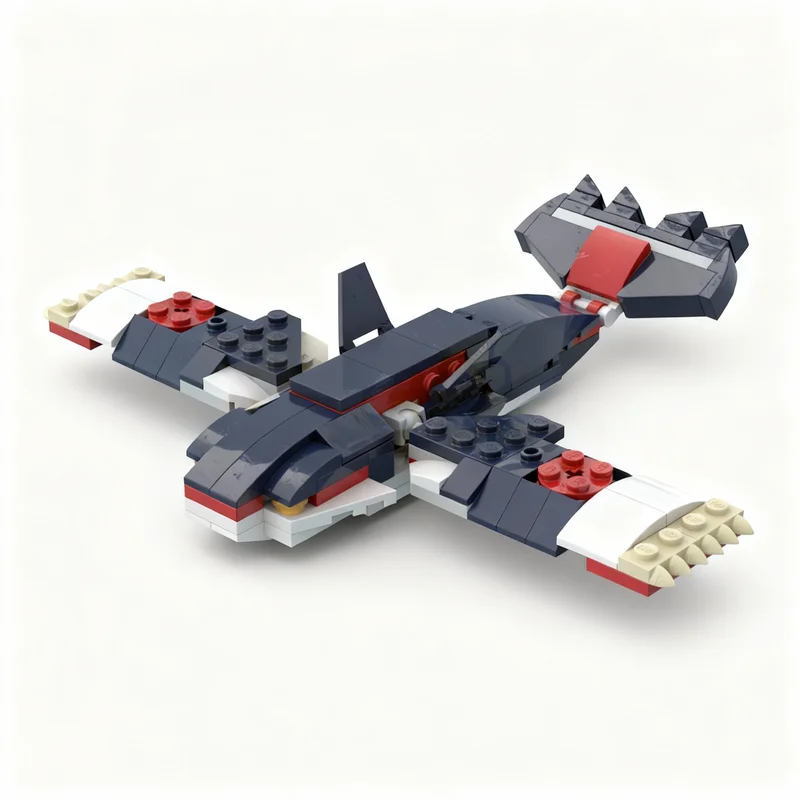 138pcs MOC Creator 3 1 Kyogre Alternate Build Set Model Building Blocks Toys Construction Christmas Gift Brick Idea Creative DIY