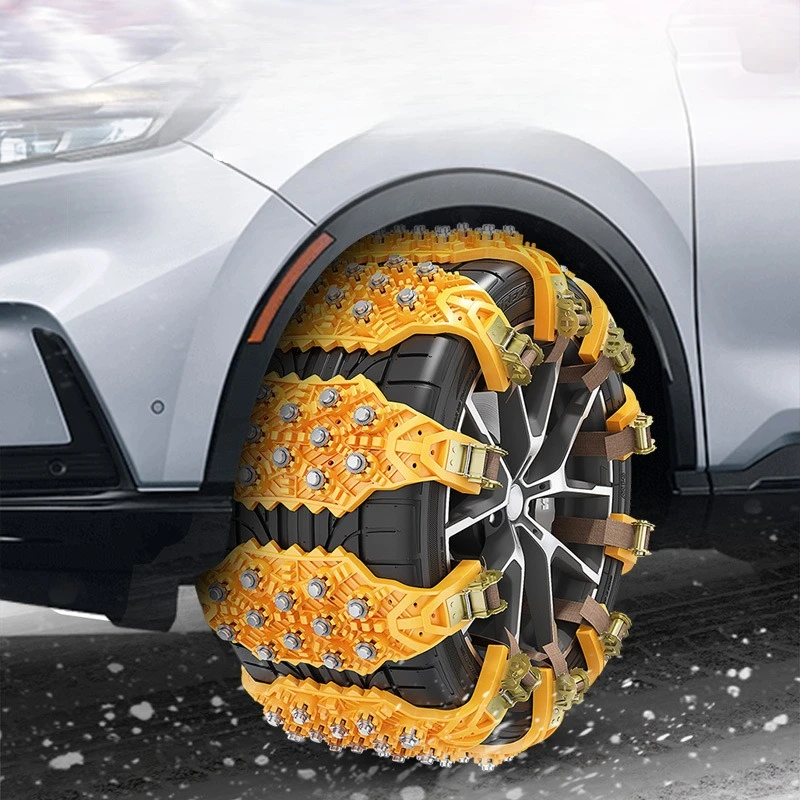 Universal Car Snow Chain Suitable for Tires 165~265 Off-road Vehicle SUV Tracked Snow Chain Cars Tire Special Anti-skid Chains