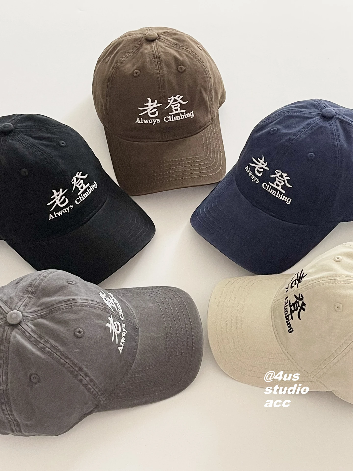 

baseball caps for men and women with big head circumference and soft top embroidered peaked caps showing a small face