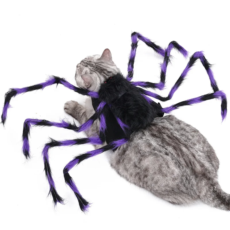 

Halloween Dog Cat Clothes Pet Cosplay Funny Spider Costume Halloween Party Costumes for Small Medium Dog Cat Costumes ropa para