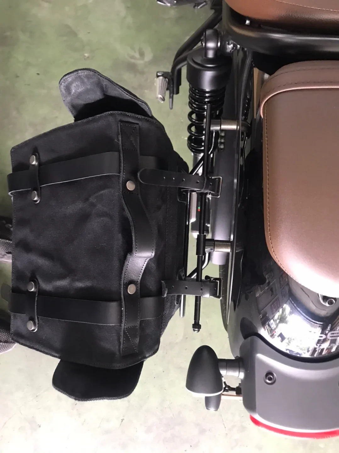 الرجعية دراجة نارية الجانب حقيبة حقيبة للحمل دراجة نارية الجانب صندوق قاطرة السرج حقيبة مقاوم للماء قماش الدراجات النارية الملحقات #6