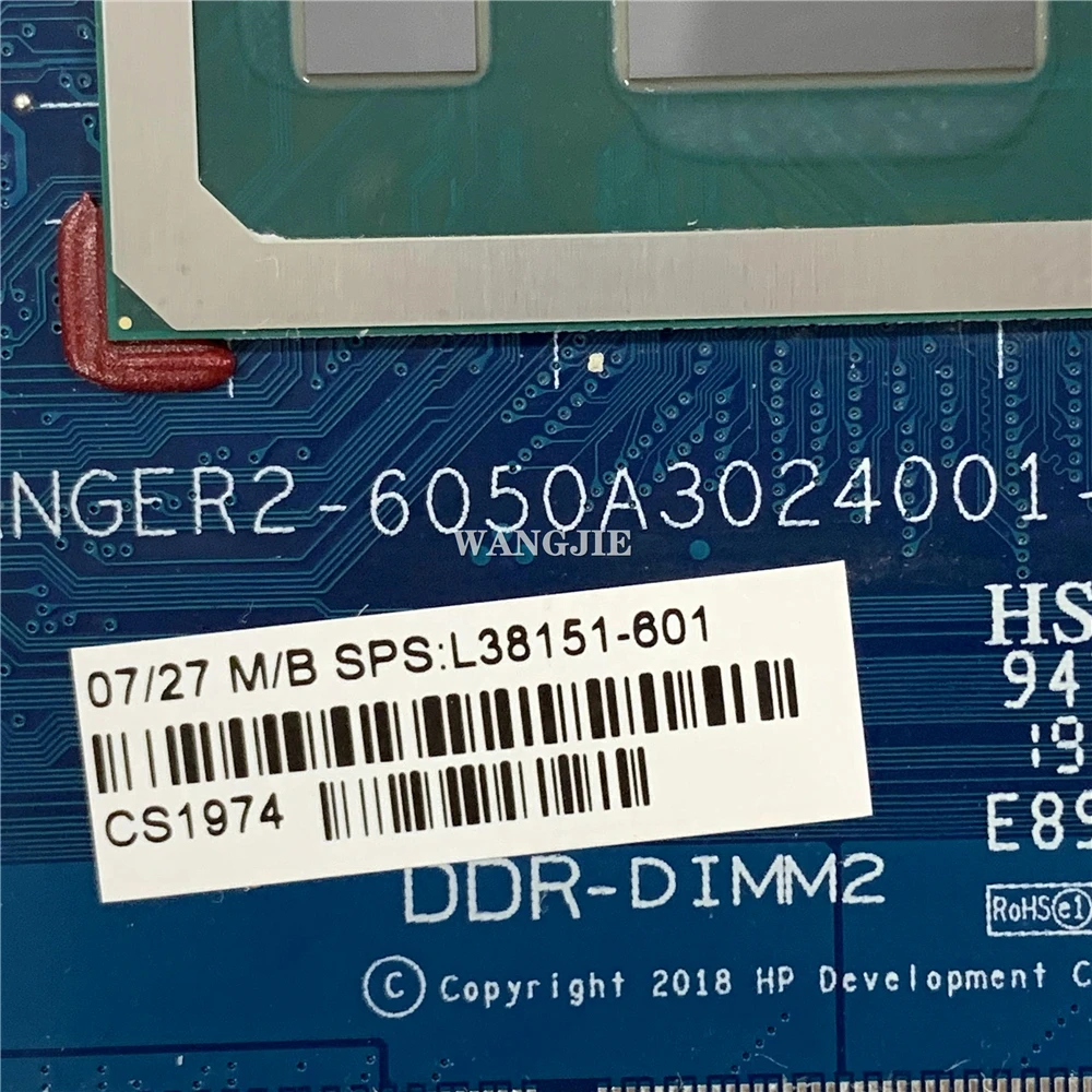 6050A 2977601   สําหรับ HP 240 G7 14-CK 14Q-CS แล็ปท็อป L38151-001 L38151-601 TN-I131 พร้อม I5-8265U CPU DDR4