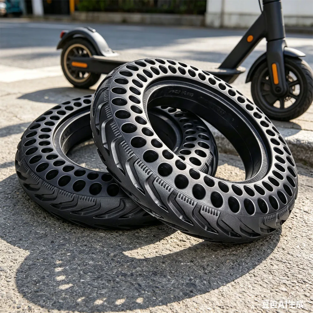 

Scooter Solid Tire 10x2.125 Rubber Airless Explosion-proof Puncture Proof Tire Electric Scooter Tyre Replce Accessories