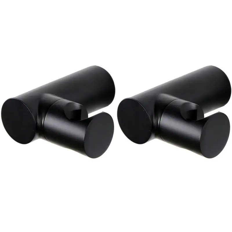 

Кронштейн для душевой лейки AC23-2X, латунный, настенный, черный, прочный, портативный держатель для душа, аксессуары для ванной