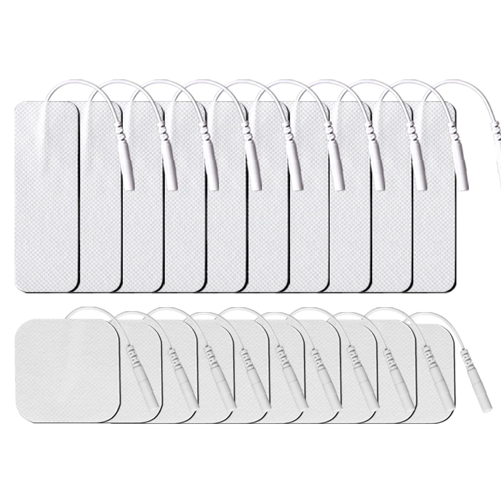 Electrodes Pads 5x9cm 5x5cm Non-woven Fabric Self Adhesive Replacement Massage Patch for Muscle Electrostimulator Massager