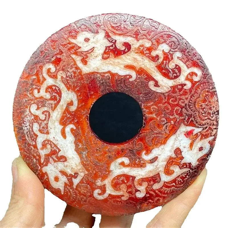 

Imitation Ancient Jade Spear Artifact Unique Shape And Decoration Yuge Stylish Design Home Decor Collectible Item