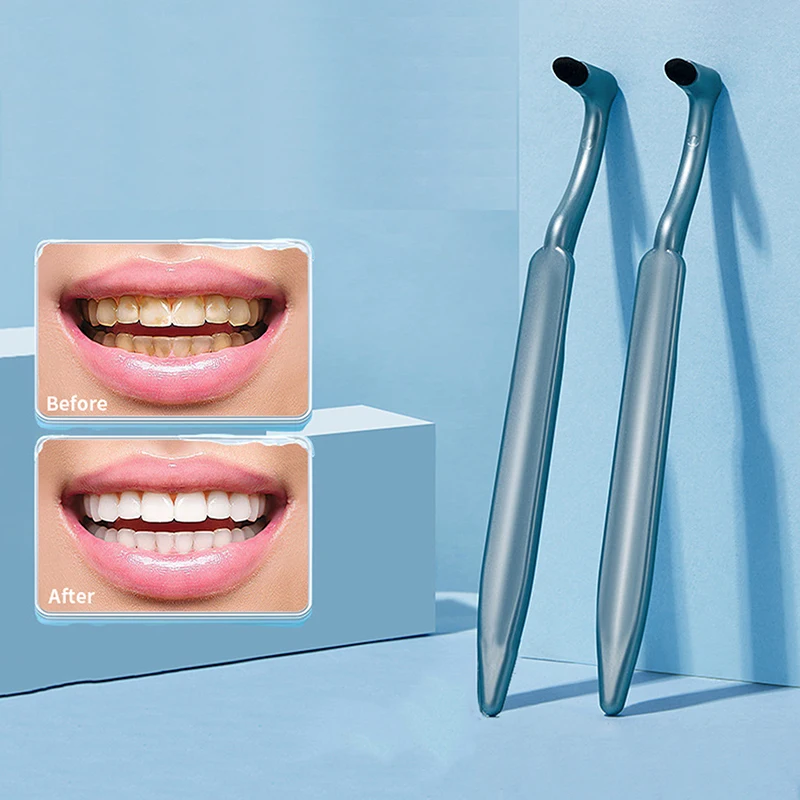 Cabezal de cepillo de dientes pequeño en forma de L para espacios entre dientes, herramientas de Limpieza Profunda, higiene portátil, cepillo de cuidado bucal Dental