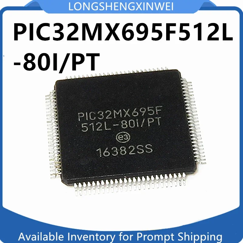 1PCS PIC32MX695F512L PIC32MX695F512L-80I/PT NEW Microcontroller IC Chip QFP100