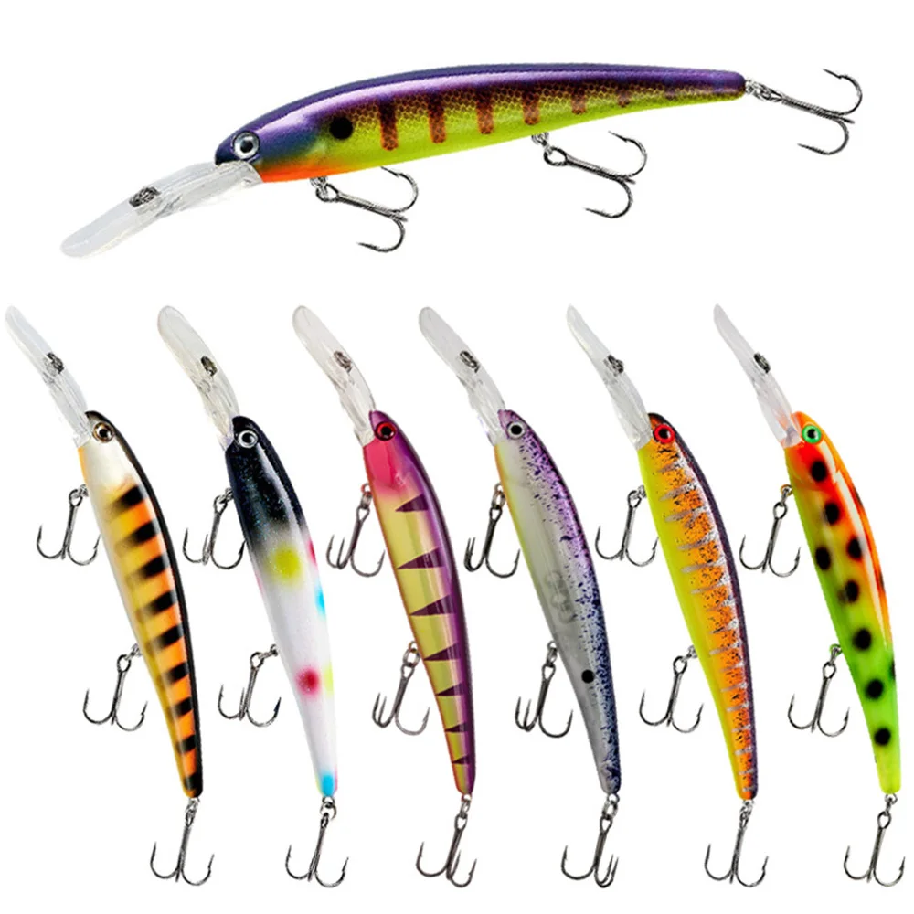 Deep Walleye Lure 120mm/20g Bandit Trolling Wobbler Floating Crankbait Minnow Bass Pike Bait profondità 3-8M attrezzatura da pesca in acqua salata