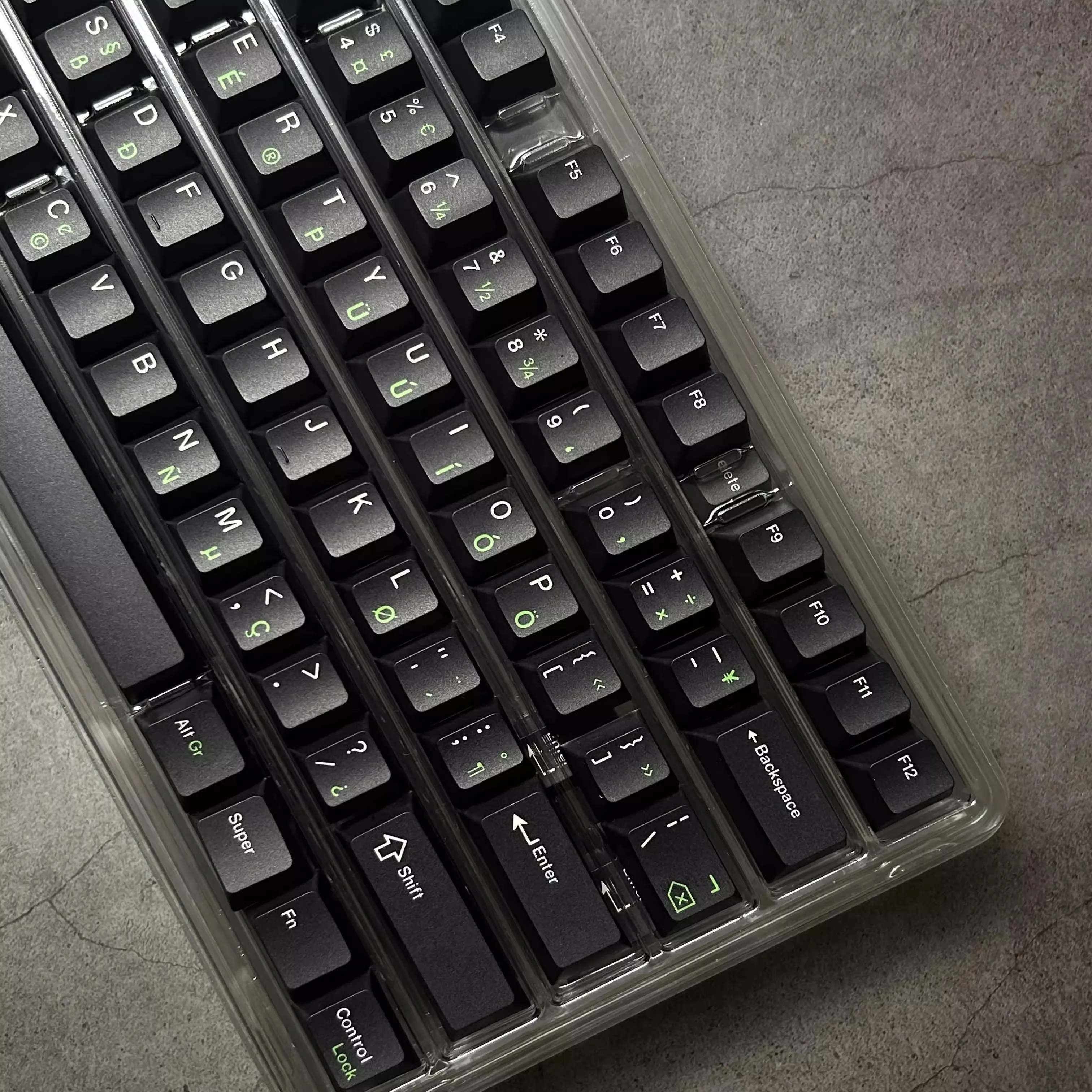 1 مجموعة JTK-Griseann GP أغطية المفاتيح PBT صبغ الفرعية مفتاح قبعات الكرز الشخصي مقاوم للضوء Keycap ل أليس Wooting مزدوج B سبليت المسافة