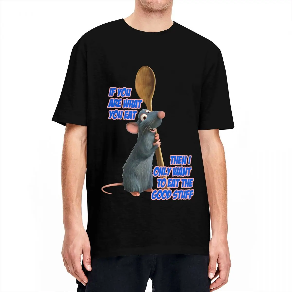 Men Women T-Shirt Remy From Ratatouille Hipster 100% Cotton Tee Shirt Short Sleeve T Shirt Crewneck Clothing Printed