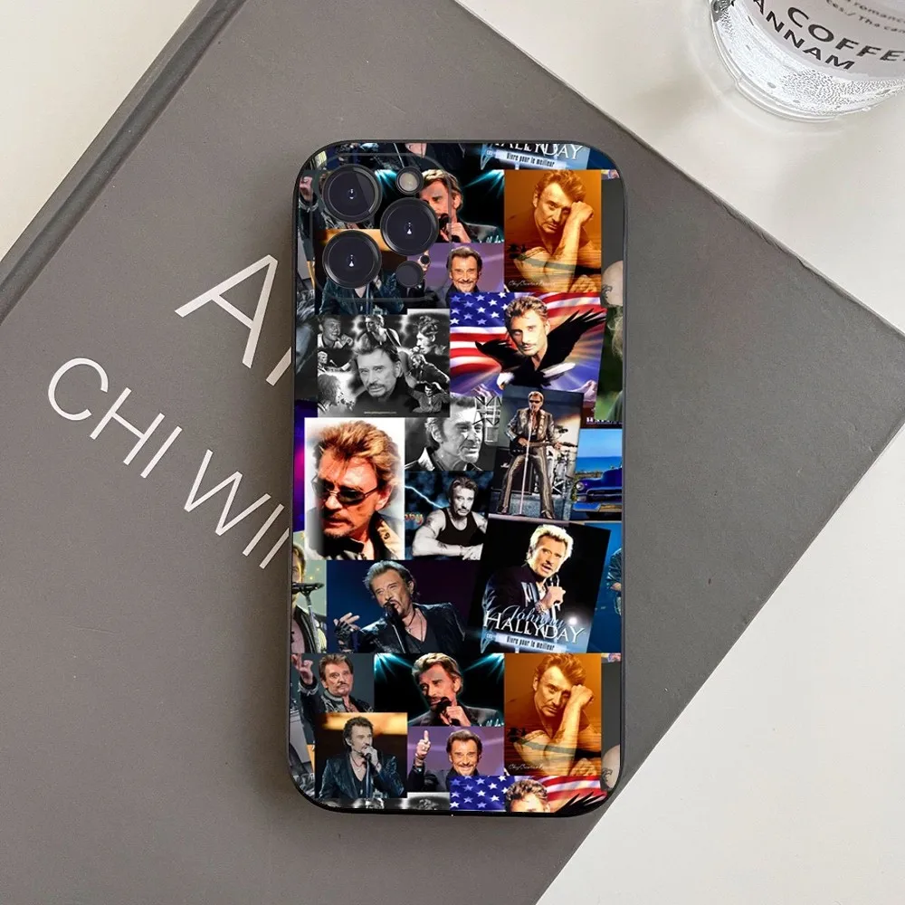 Johnny Hallyday Music Phone Case For iPhone 15 14 11 12 13 Mini Pro XS Max Cover 6 7 8 Plus X XR SE 2020 Funda Shell