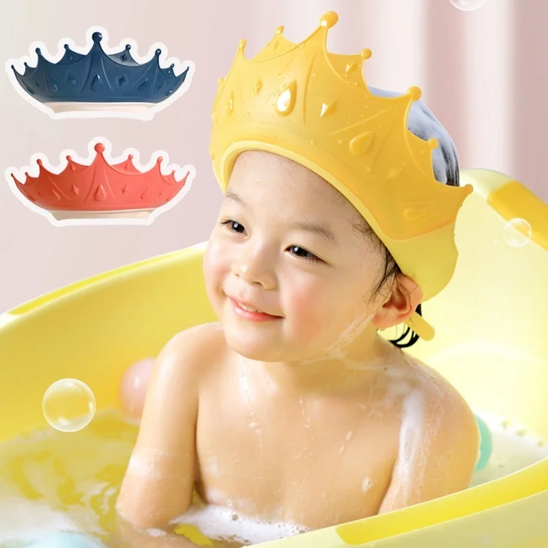 Hot Sale Baby Bath Cap Visor Hat Adjustable Baby Shower Protect Eye Waterproof Shampoo Splashguard Hair Wash Shield for Inf