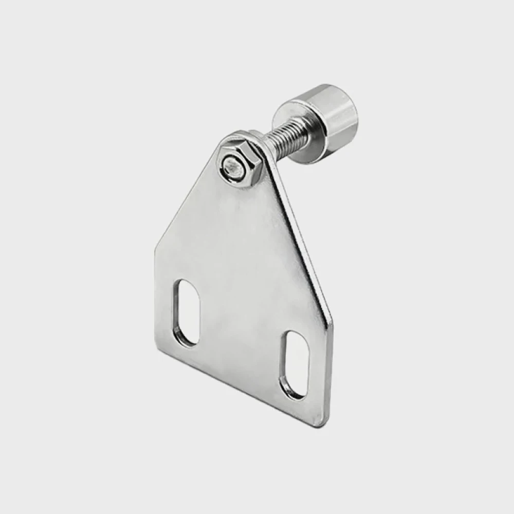 Carbon Steel Square Hole Plate Fixing Parts Adjustable Door Suction 3030/4040 Bottom Plate Corner Code Material Accessories