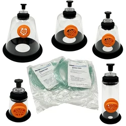 Pet Dog Cat NO.1-NO.5 Oxygen Mask Kit Oxygen Inhalation Atomizing Mask for Animals Veterinary Instrument