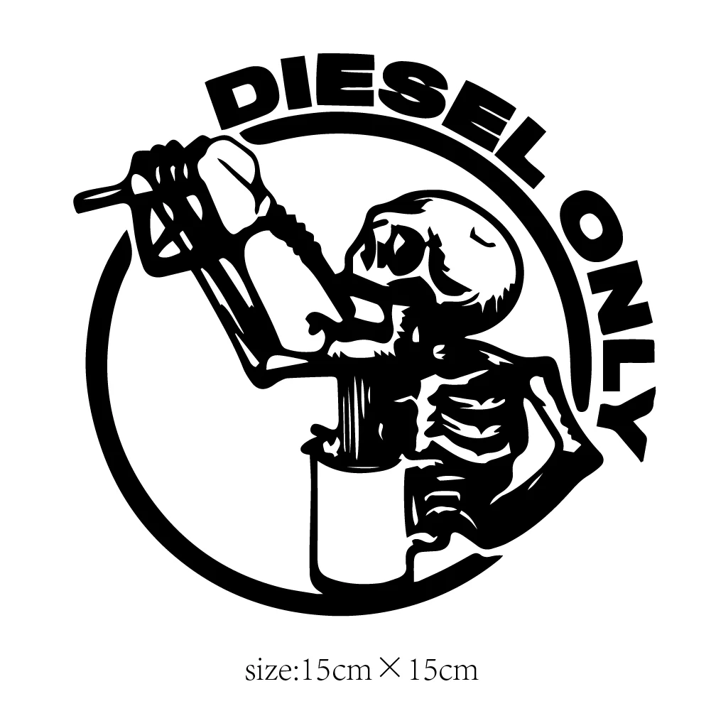 Pickup truck 4X4 off road skull gasoline cap stickers decorative car personalized customization