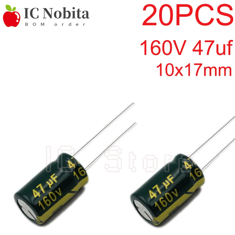 20PCS 160V 47Uf Cap… - image