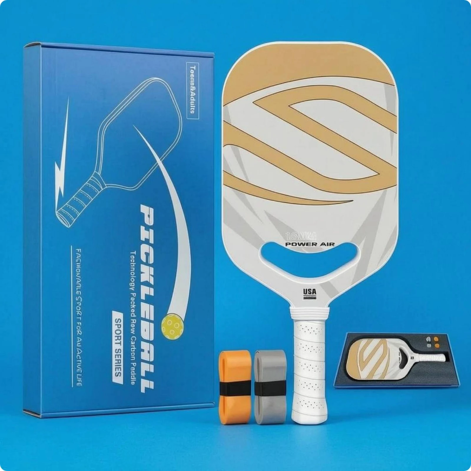 racchetta-da-pickleball-in-fibra-di-carbonio-con-superficie-stampata-16-mm-attrezzatura-sportiva-con-angoli-arrotondati-per-controllo-e-potenza-migliorati