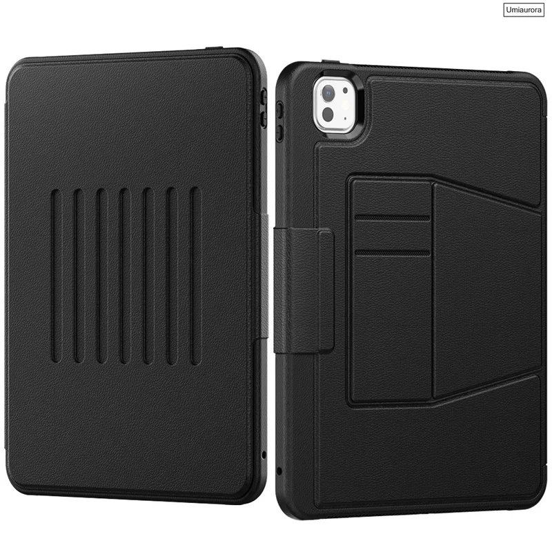 

For IPad Mini 7 8.3" A17 Pro 11 Air 10.9 inch M2 M3 M4 M5 Magnetic Smart Pencil Holder Tablet Case Stand Shockproof Rugged Funda