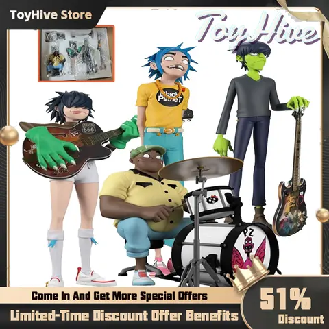 Gorillaz – Figurine d'action du groupe de Rock, nouilles 2d, modèle Murdoc Russel, poupée, jouets pour enfants, cadeaux