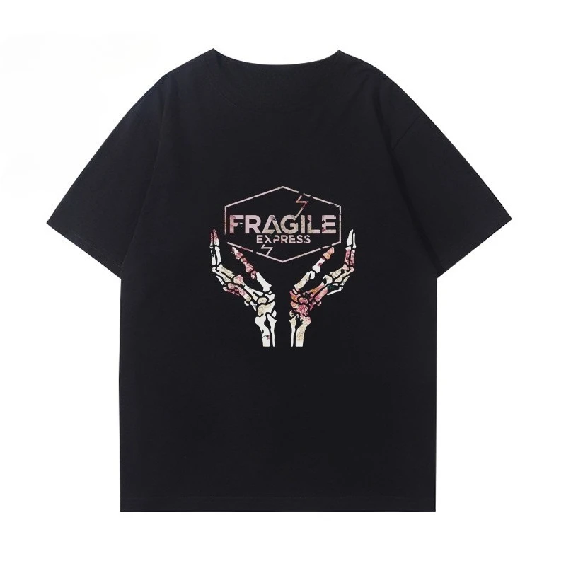 Hideo Kojima Death Stranding تي شيرتات متصلة باللعبة Sam Porter Bridges ملابس قطنية هشة بأكمام قصيرة على الطراز القوطي Camisa