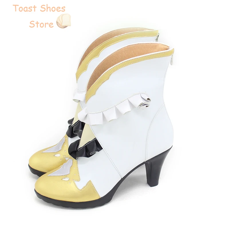 Gioco Umamusume: Pretty Derby Satono Diamond Cosplay Shoes scarpe in pelle PU stivali di carnevale di Halloween Prop Costume Prop