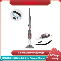 MOOSOO LT450 4-in-1 Corded Stick Vacuum Cleaner 15kPa Powerful Suction 0.8L Dust Cup 4 Stages Filtration Self-standing