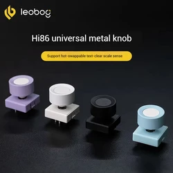 LEOBOG Hi86 Knob Aluminum Mechanical keyboard Customization Special Metal Knob Support Hotswap Can Replace Knob Gaming office