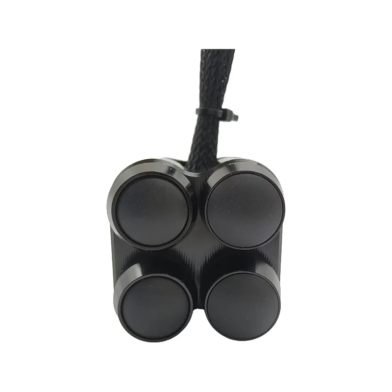 

Motorcycle modification four switches CNC aluminum alloy motorcycle switch black fashion style accessories durable
