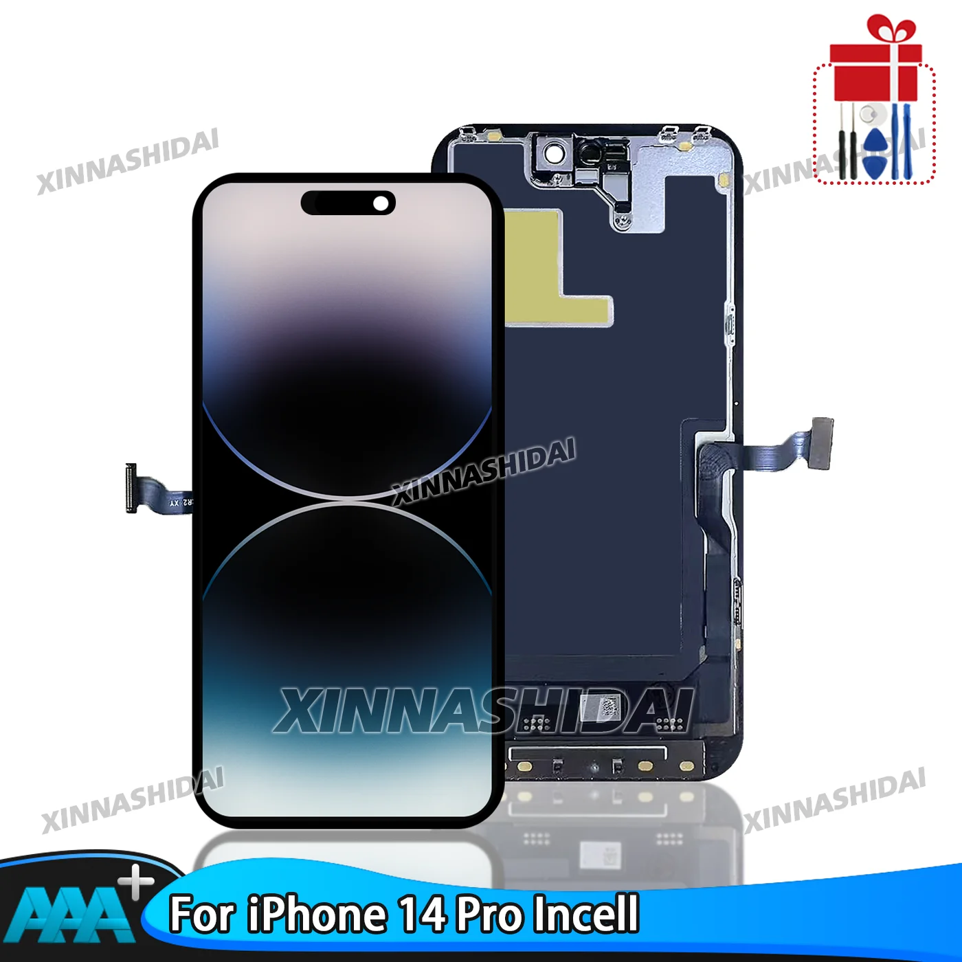 iphone-14-pro用スーパー品質incell-lcd液晶ディスプレイタッチスクリーンデジタイザー交換部品