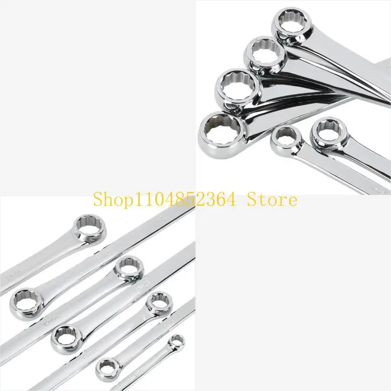 

652F for Extra Long Box End Wrench Set Metric Combination Durable Aviation Spanner 6