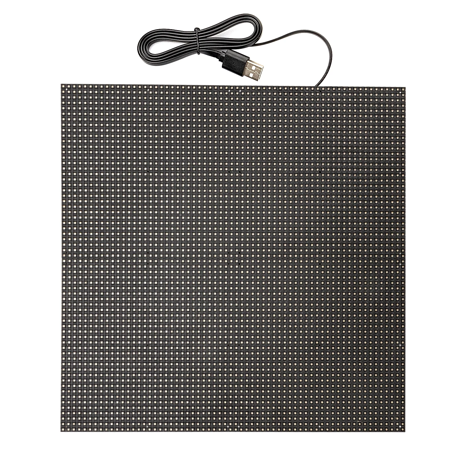 New DIY Full Color LED Panel DC5V Wireless Message Board Support Global Language Image Animation with 1M USB Cable 4096 Dots