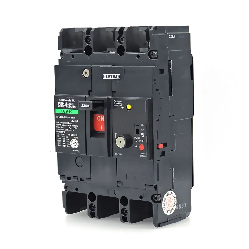 

original Leakage circuit breaker protection switch EG203C 3P 125A 150A 200A 225A
