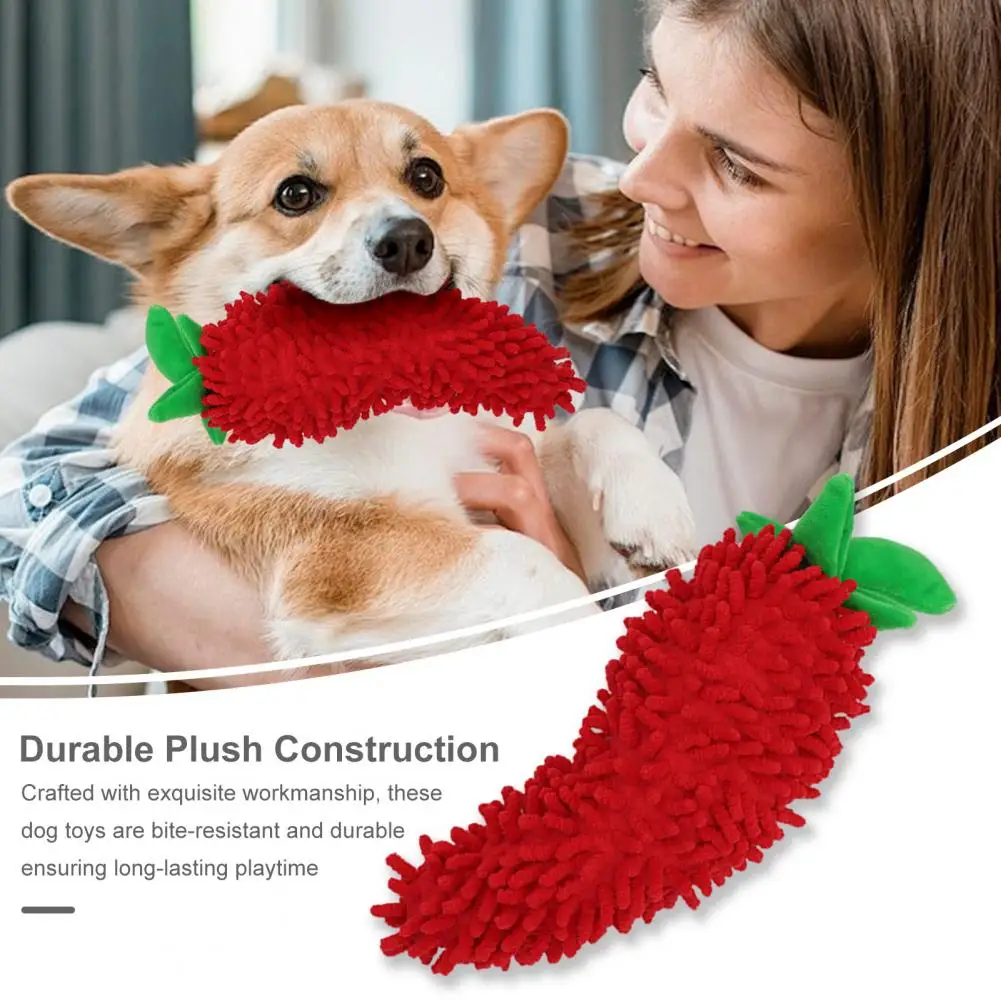 Pet-friendly Durable Dog Toys Plush Dog Chew Toys for Small Dogs Durable Stuffed Companion Toy for Cats for Chewers
