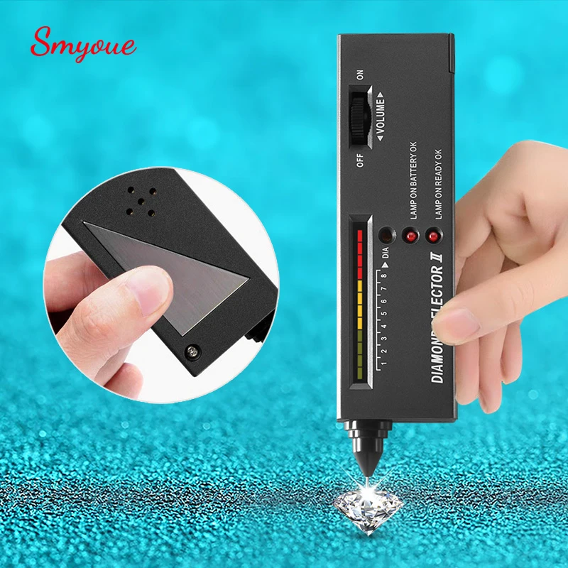 Smyoue High Accuracy Diamond Tester Moissanite Gemstone Testing Without Battery Professional Jewelry Tools Wholesale