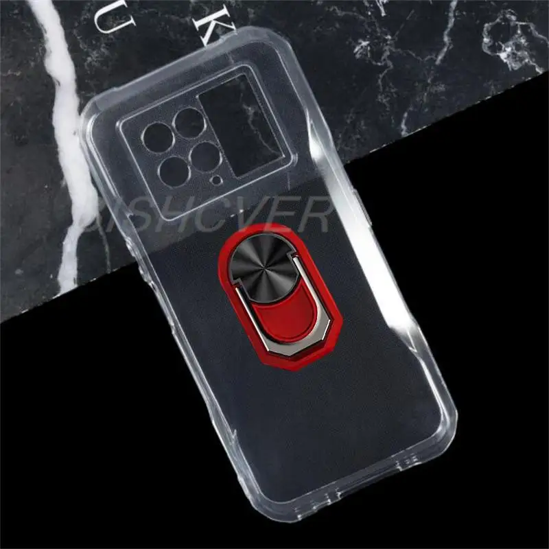 Para doogee v20 duplo 5g caso para doogee v20 pro suporte de anel traseiro caso do telefone smartphone tpu capa de silicone macio