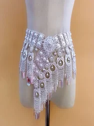 Miao Yao Yi Waist Chain Yunguichuan Characteristic Handicrafts Festival Performance Stage Silver Jewelry