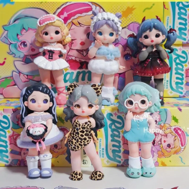 Letsvan RAMY pijamas serie de fiesta caja ciega muñeca Retro americana caja misteriosa juguete sorpresa modelo decoración ornamento juguete de regalo de cumpleaños