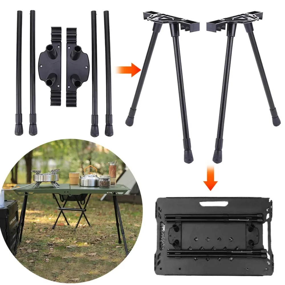 

Durable 14-23 Inch Folding Table Legs With Nylon Connectors Portable Adjustable Table Legs DIY Table Legs Home Furniture