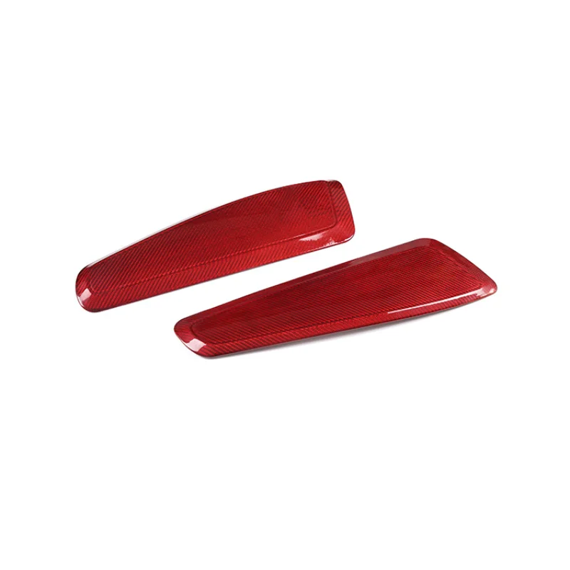 

Для Porsche 718 911 из натурального настоящего углеродного волокна 2015-2020, боковая панель отделки сиденья, аксессуары для модификации интерьера