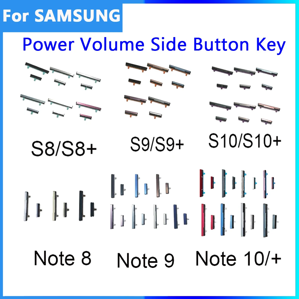 OEM новый телефон с кнопкой питания и боковой кнопкой для Samsung Galaxy Note 7 8 9 10 Plus / S8 9 10 внешняя кнопка громкости + включение питания