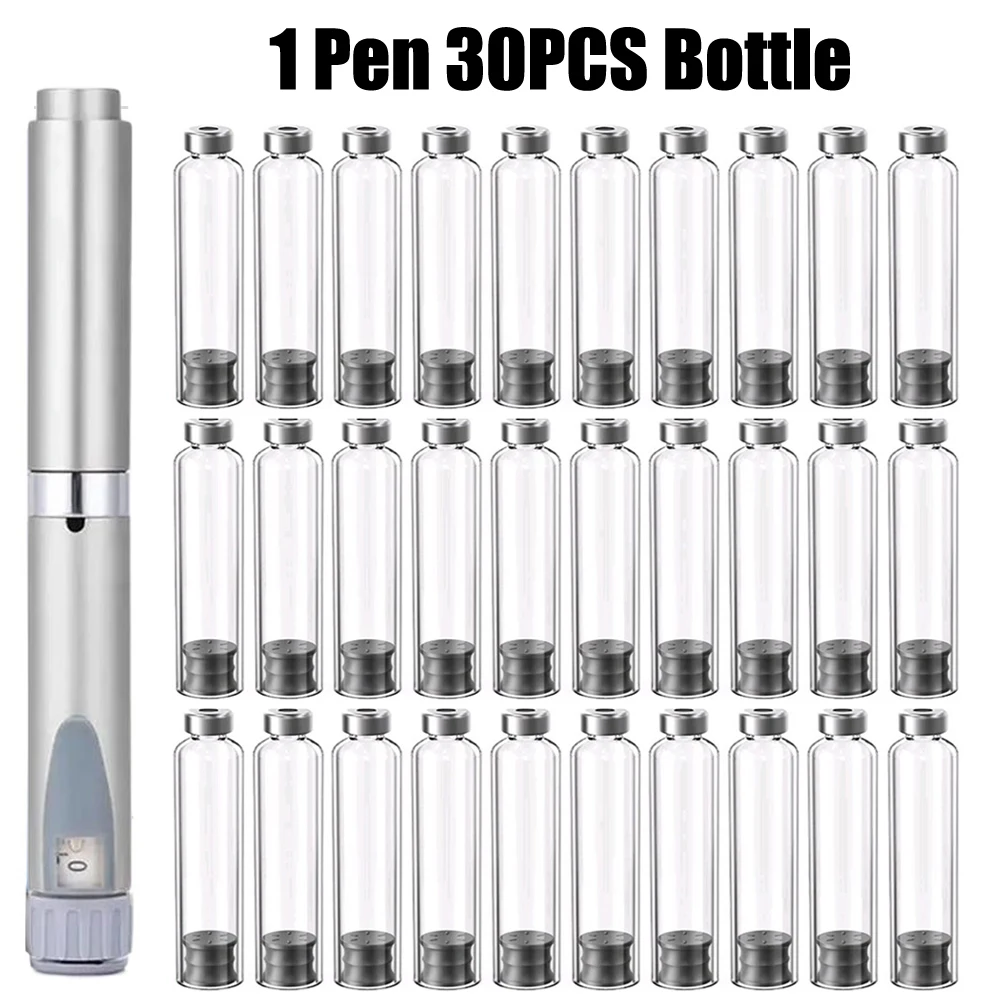 Magic Pen 10pcs Insulin Cartridges 3ml Empty Cassette Bottle for Lilly Insulin Injection Pen Medical Aesthetics Tattoo Pen