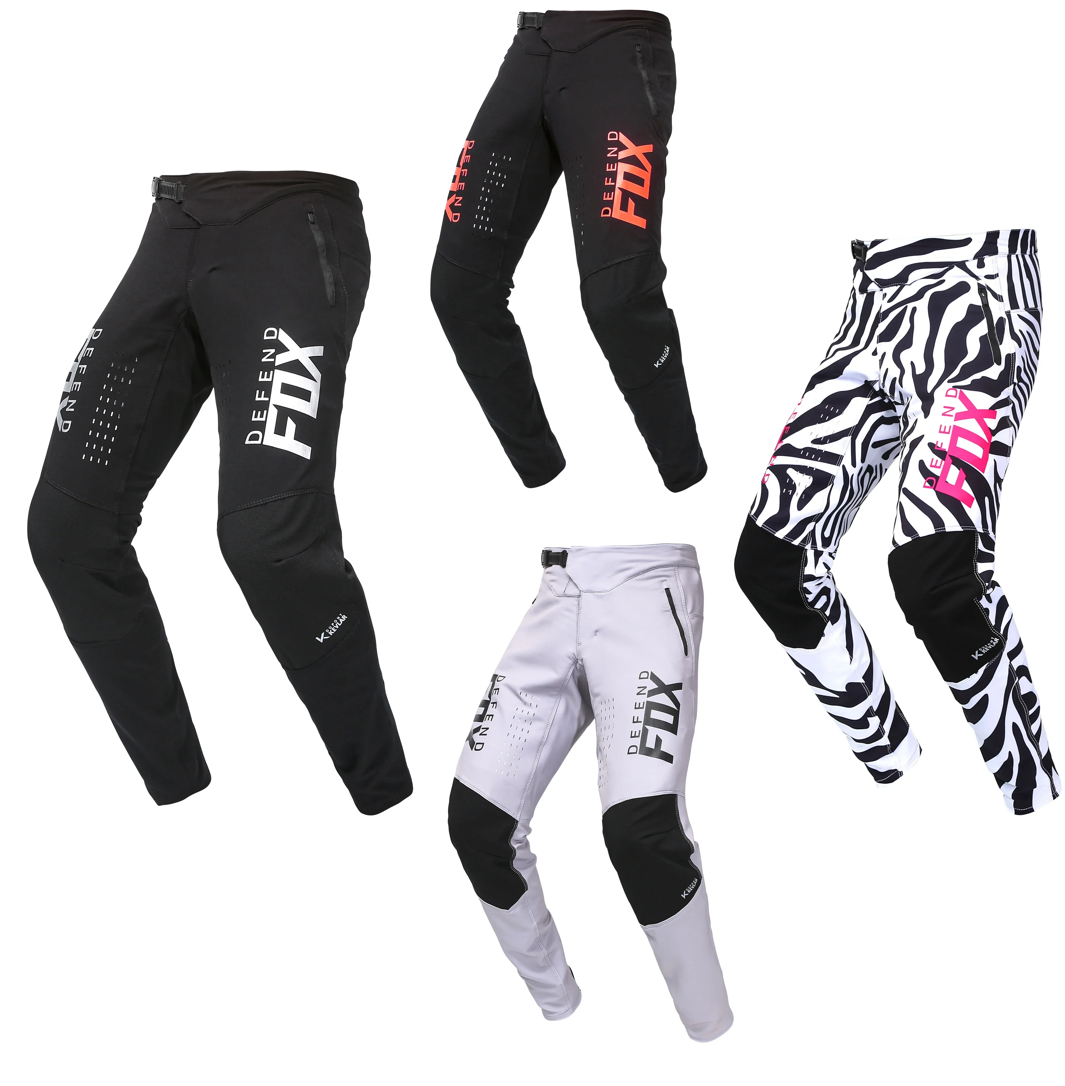 New For Defend MX MTB DH Pants Ride Mountain Bike Pants Motocross Dirt Bike BMX XC Cycling Pants Bicycle Pants co3