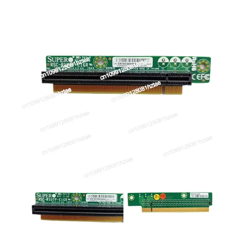 

ДЛЯ SuperMicro RSC-R1UTP-E16R Riser Card Karte PCI-Ex16 Pas + Metall Halterung