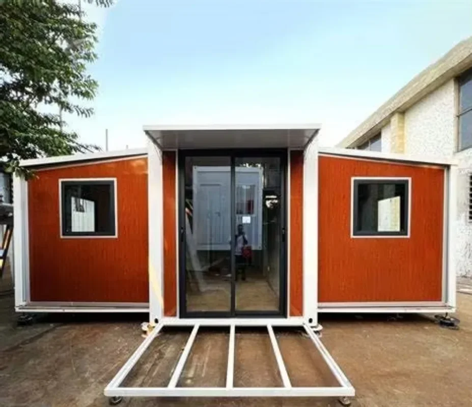 Container House 3 Bedrooms Foldable Homes 20ft Office Folding Container House Collapsible Mini Storage Container Tiny Home House